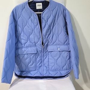 Zara oversized quilted jacket